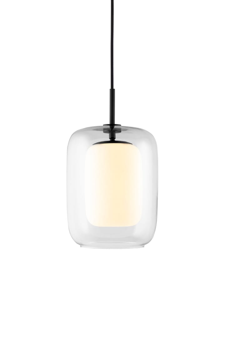 Cuboza hanglamp Ø20 cm, Transparant-wit Globen Lighting