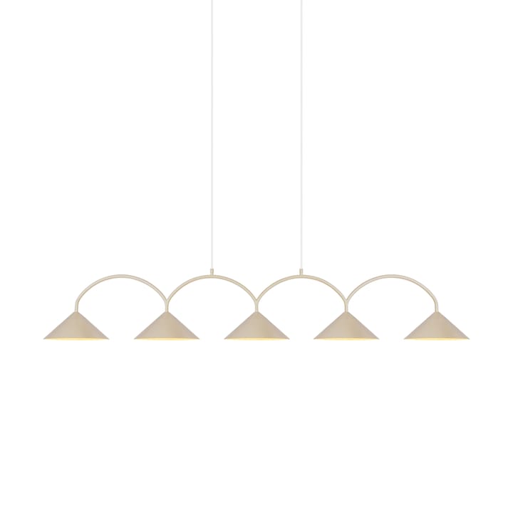 Curve hanglamp 5 - Beige - Globen Lighting