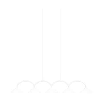 Curve hanglamp 5 - Wit - Globen Lighting