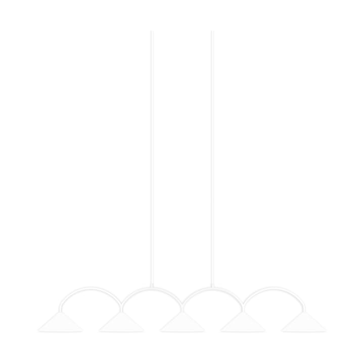 Curve hanglamp 5 - Wit - Globen Lighting