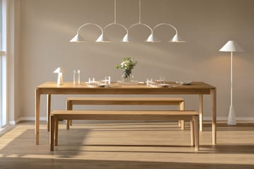 Curve hanglamp 5 - Wit - Globen Lighting