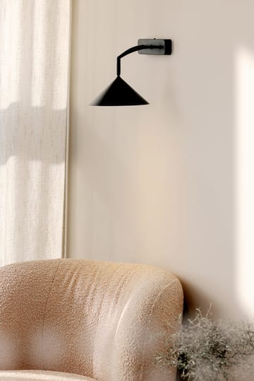 Curve wandlamp - Zwart - Globen Lighting
