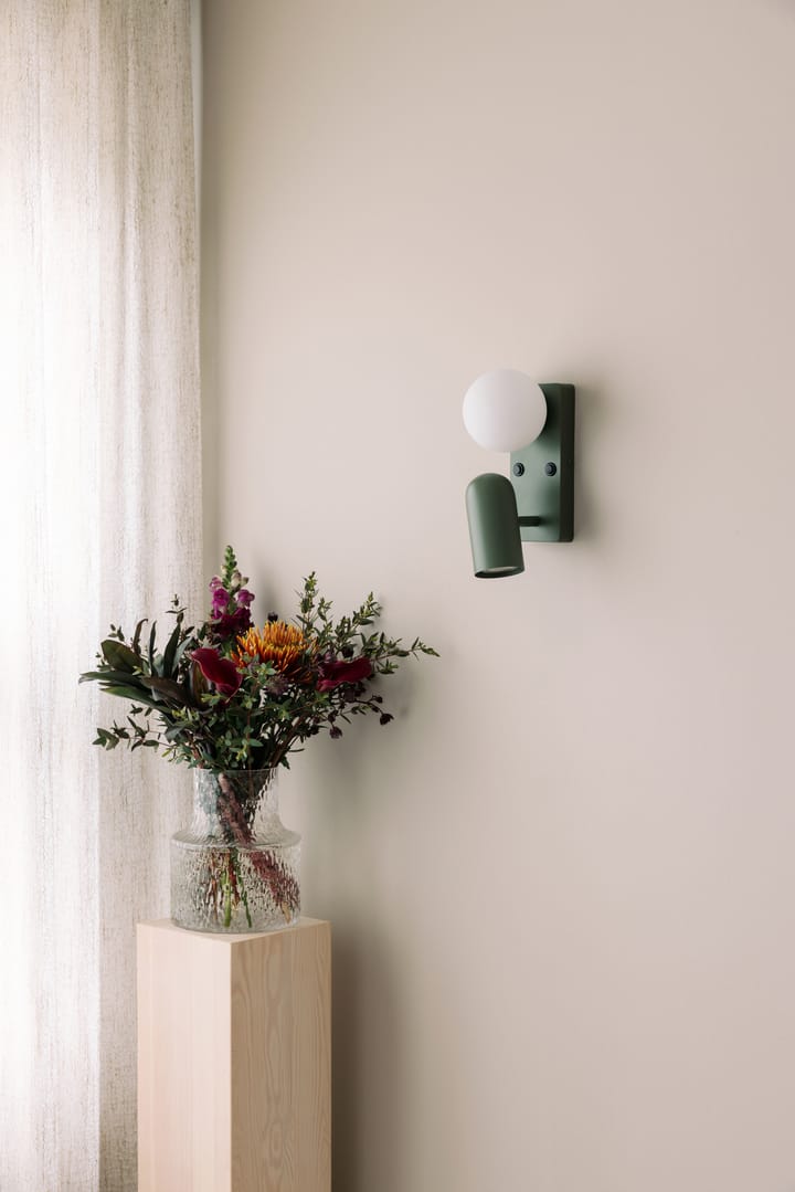 Doppio wandlamp, Groen Globen Lighting