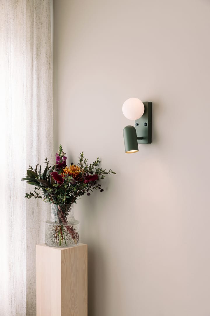 Doppio wandlamp, Groen Globen Lighting