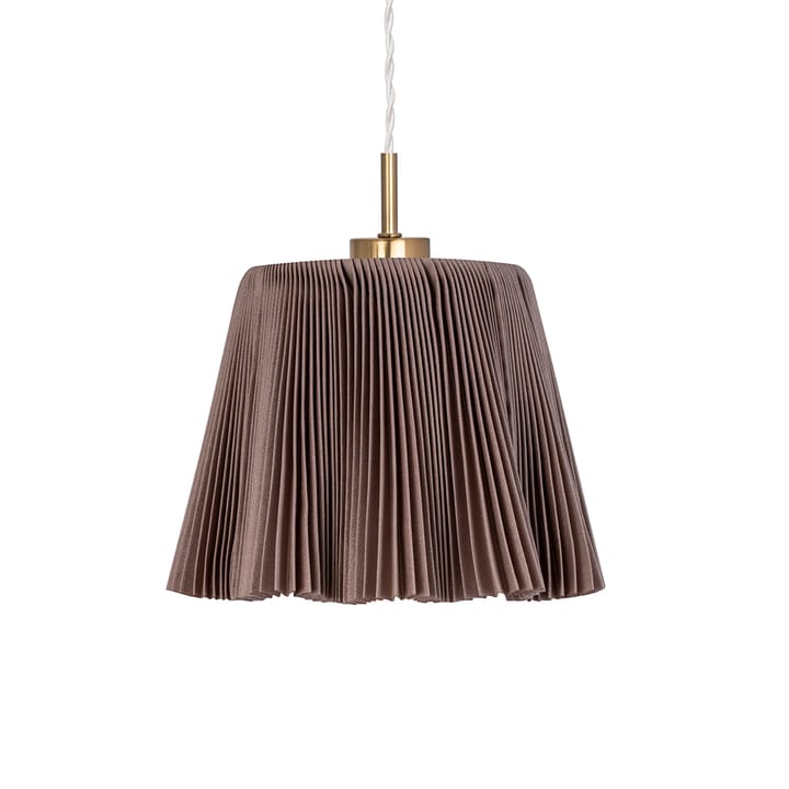 Edith hanglamp - bruin, messingkleurig detail - Globen Lighting