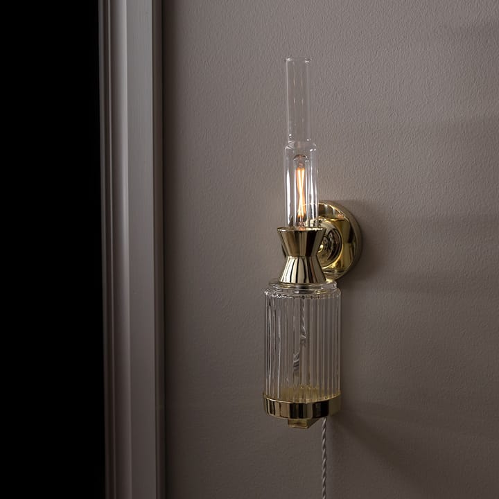 Ester muurlamp, rook/chroom Globen Lighting