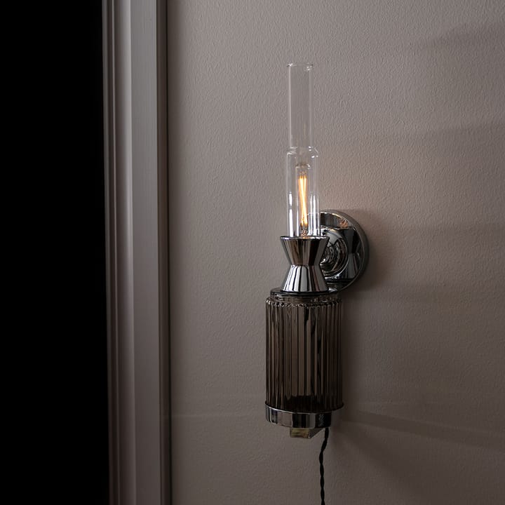Ester muurlamp, rook/chroom Globen Lighting