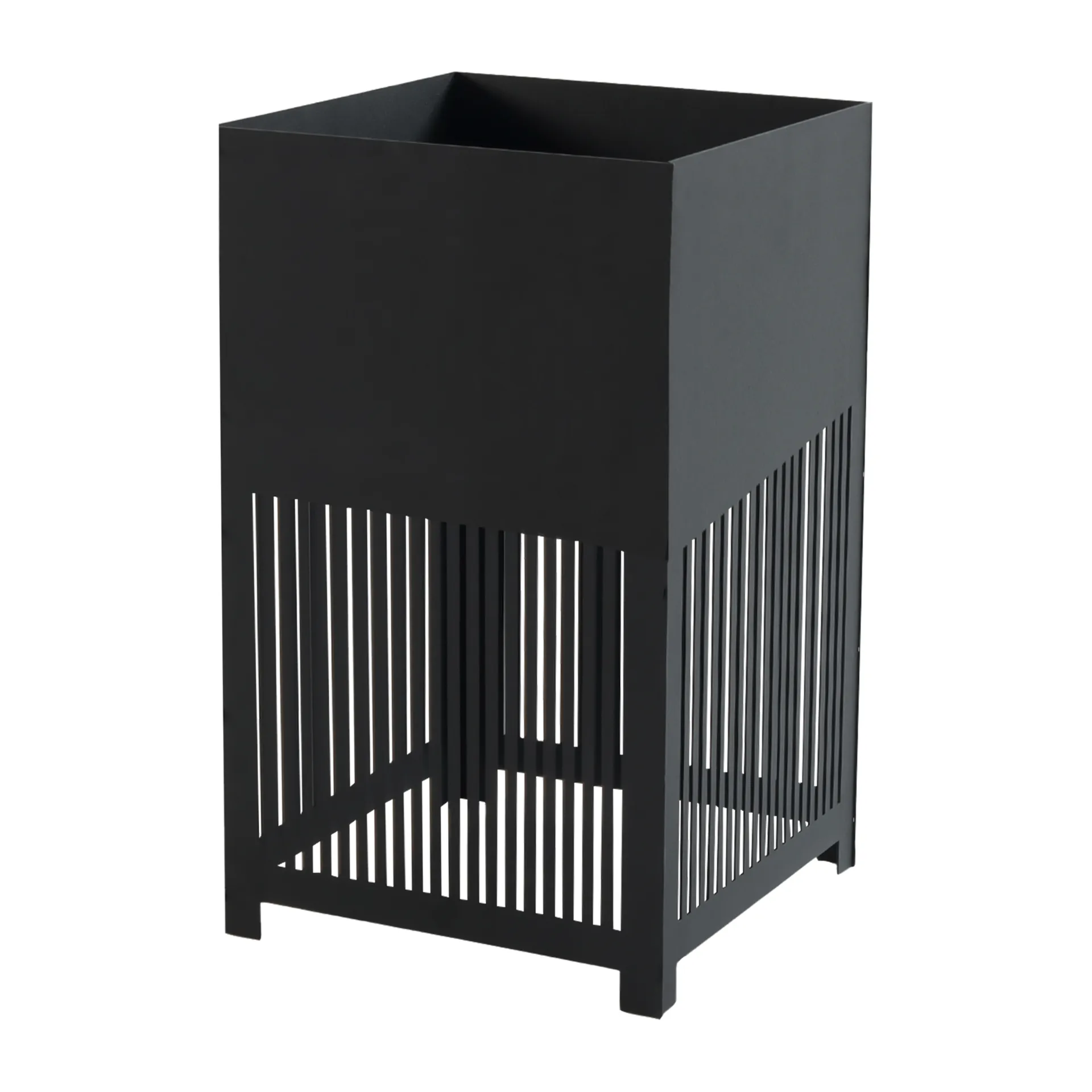 Falsterbo vloerlamp/bloempot 60 cm, Zwart Cortenstaal Globen Lighting