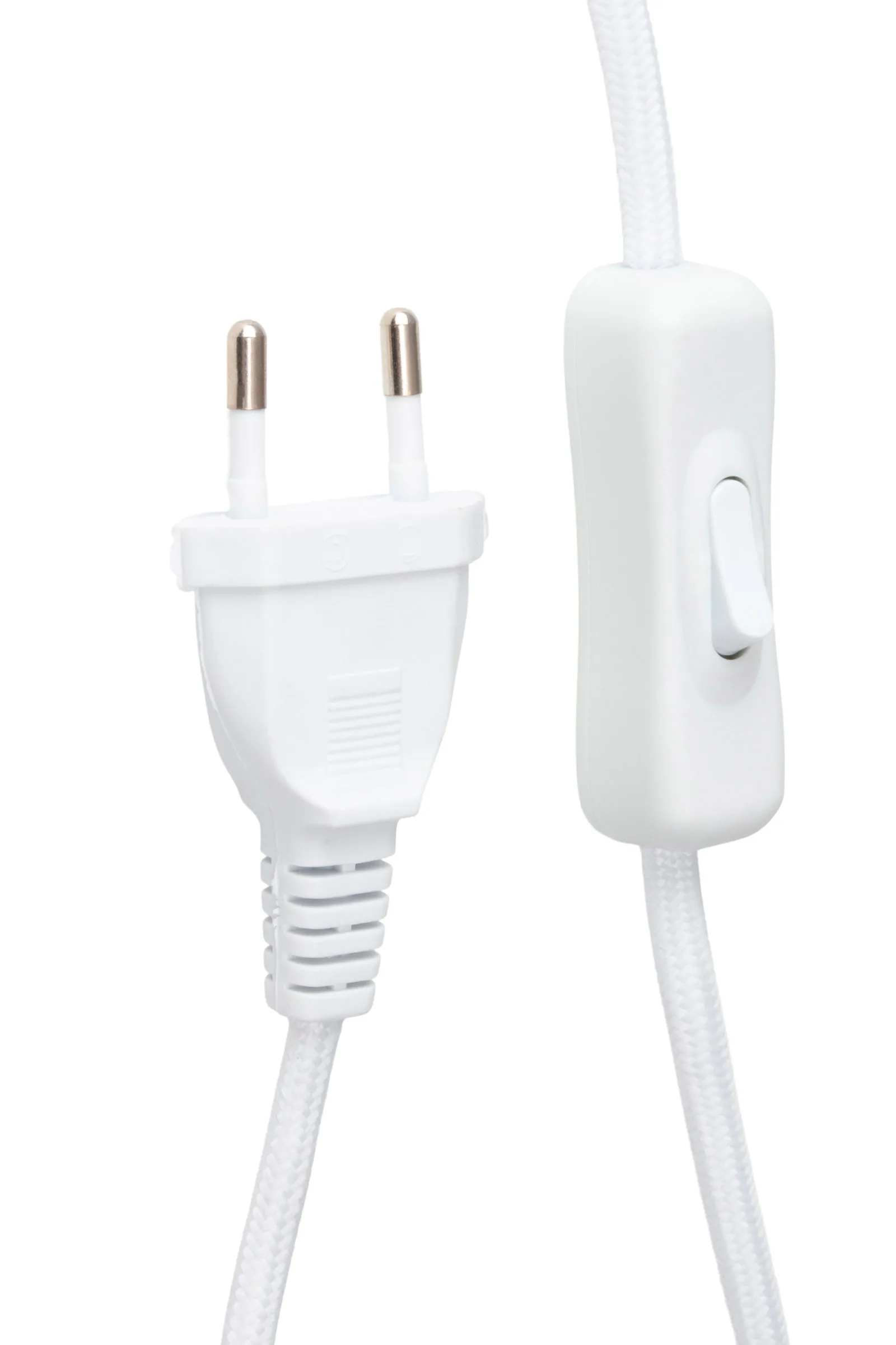 Florian tafellamp, Wit bouclé/beige, Ø20x39 cm Globen Lighting