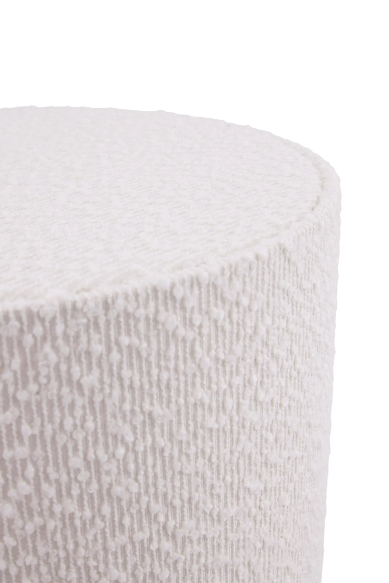 Florian vloerlamp, Wit bouclé/beige, Ø30x80 cm Globen Lighting