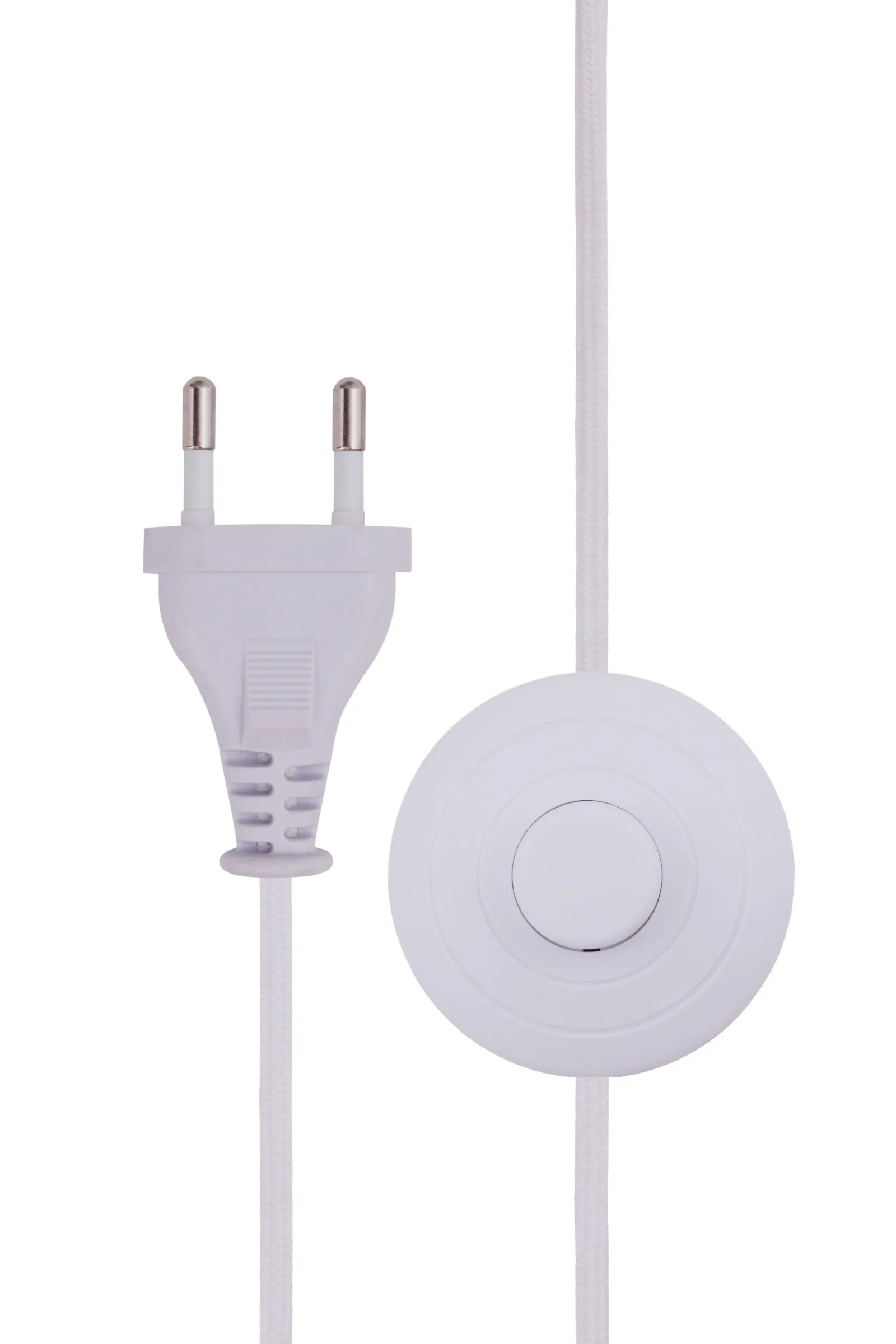 Florian vloerlamp, Wit bouclé/beige, Ø30x80 cm Globen Lighting