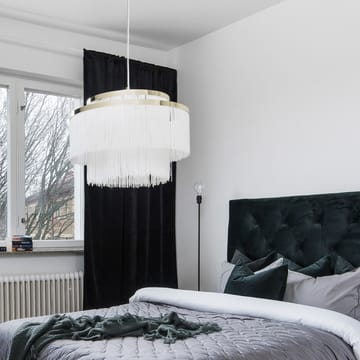 Frans plafondlamp - wit, messing - Globen Lighting
