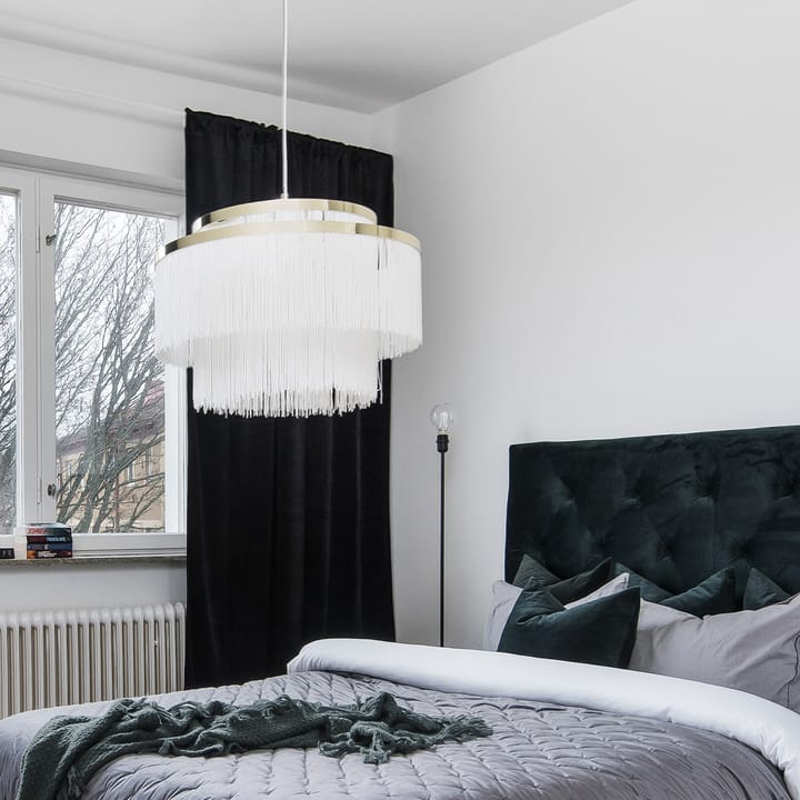 Frans plafondlamp, wit, messing Globen Lighting