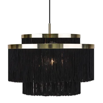 Frans plafondlamp - zwart, messing - Globen Lighting