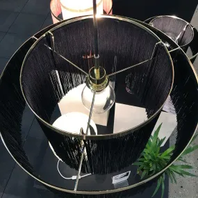 Frans plafondlamp - zwart, messing - Globen Lighting