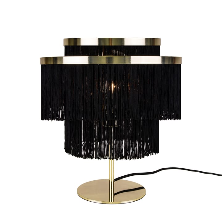 Frans tafellamp, zwart, messing Globen Lighting
