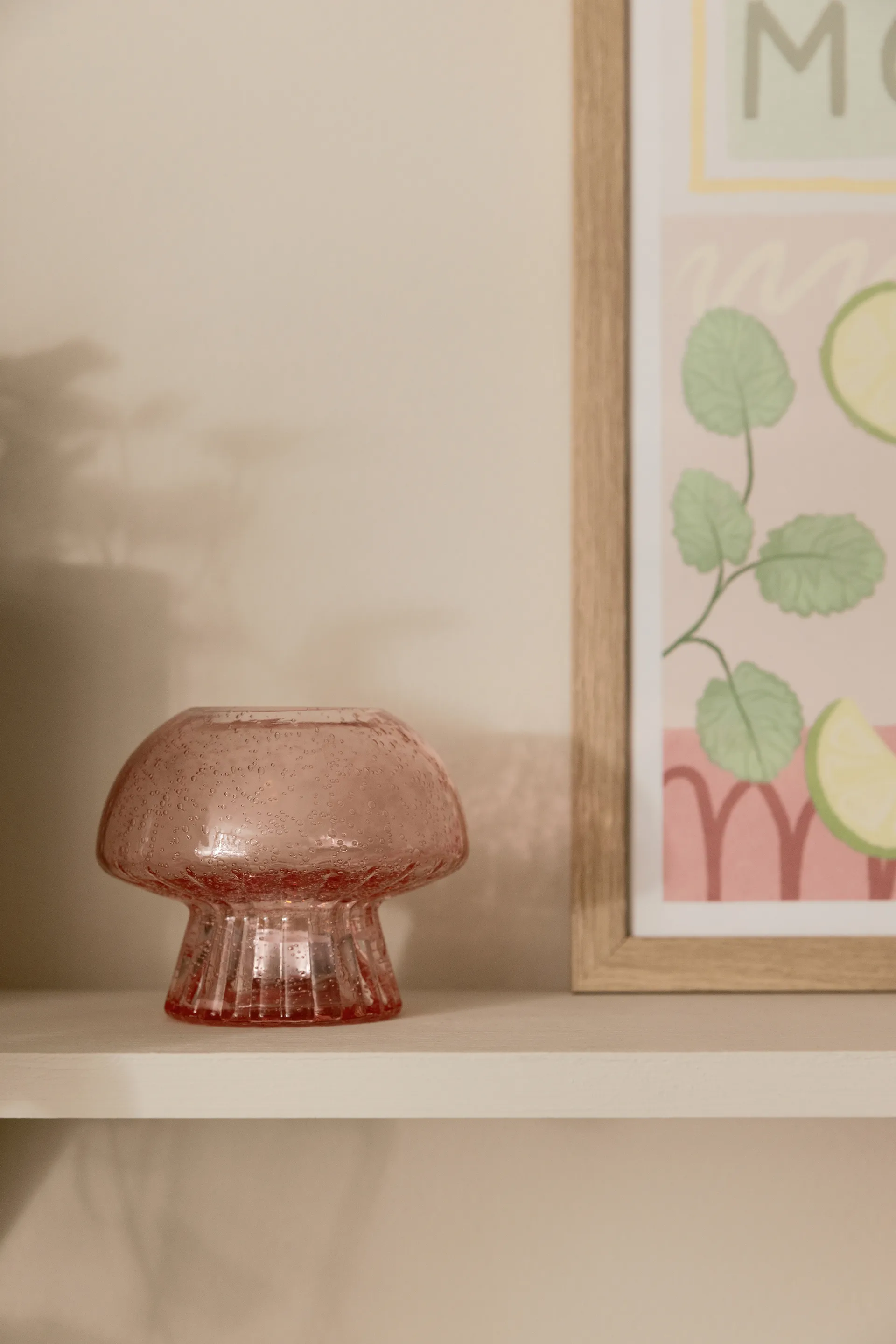 Fungo 12 theelichthouder Special Edition, Roze Globen Lighting