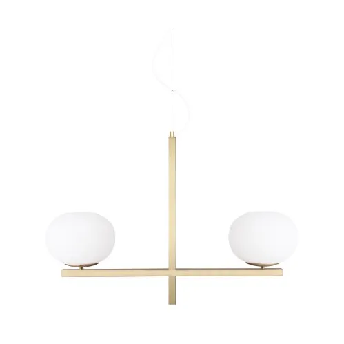 Gemini hanglamp 87 cm, Messing Globen Lighting