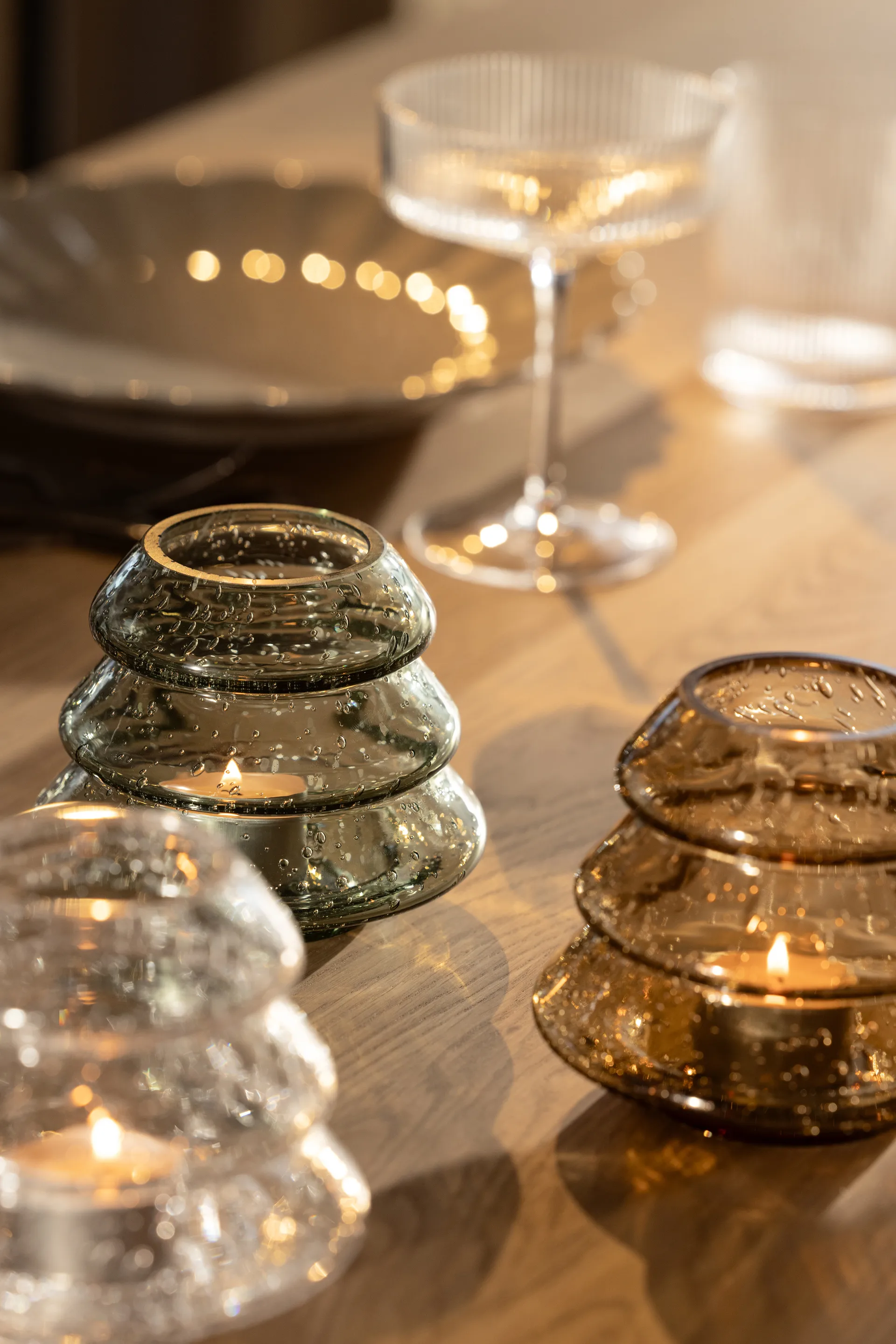 Gran 12 theelichthouder, Groen Globen Lighting