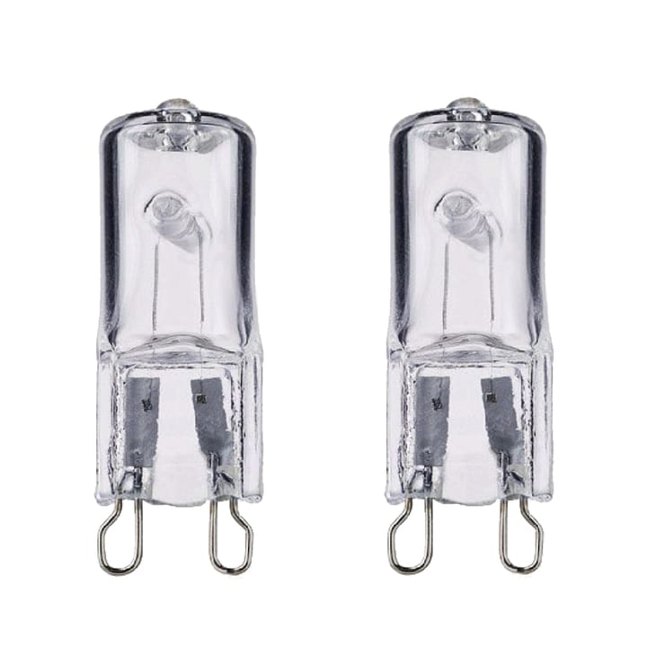 Halogen gloeilamp G9 2-pack, G9 Halogen 18W Globen Lighting