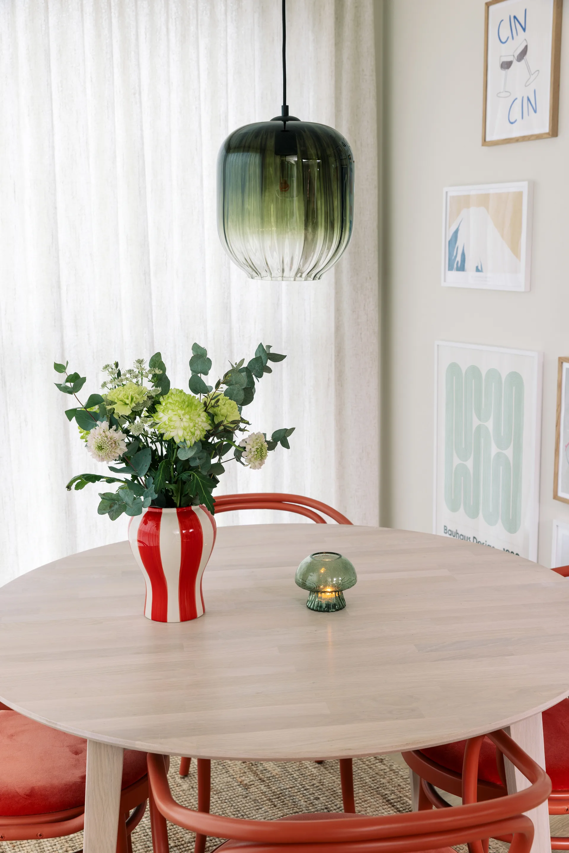 Haze hanglamp Ø25 cm, Groen Globen Lighting