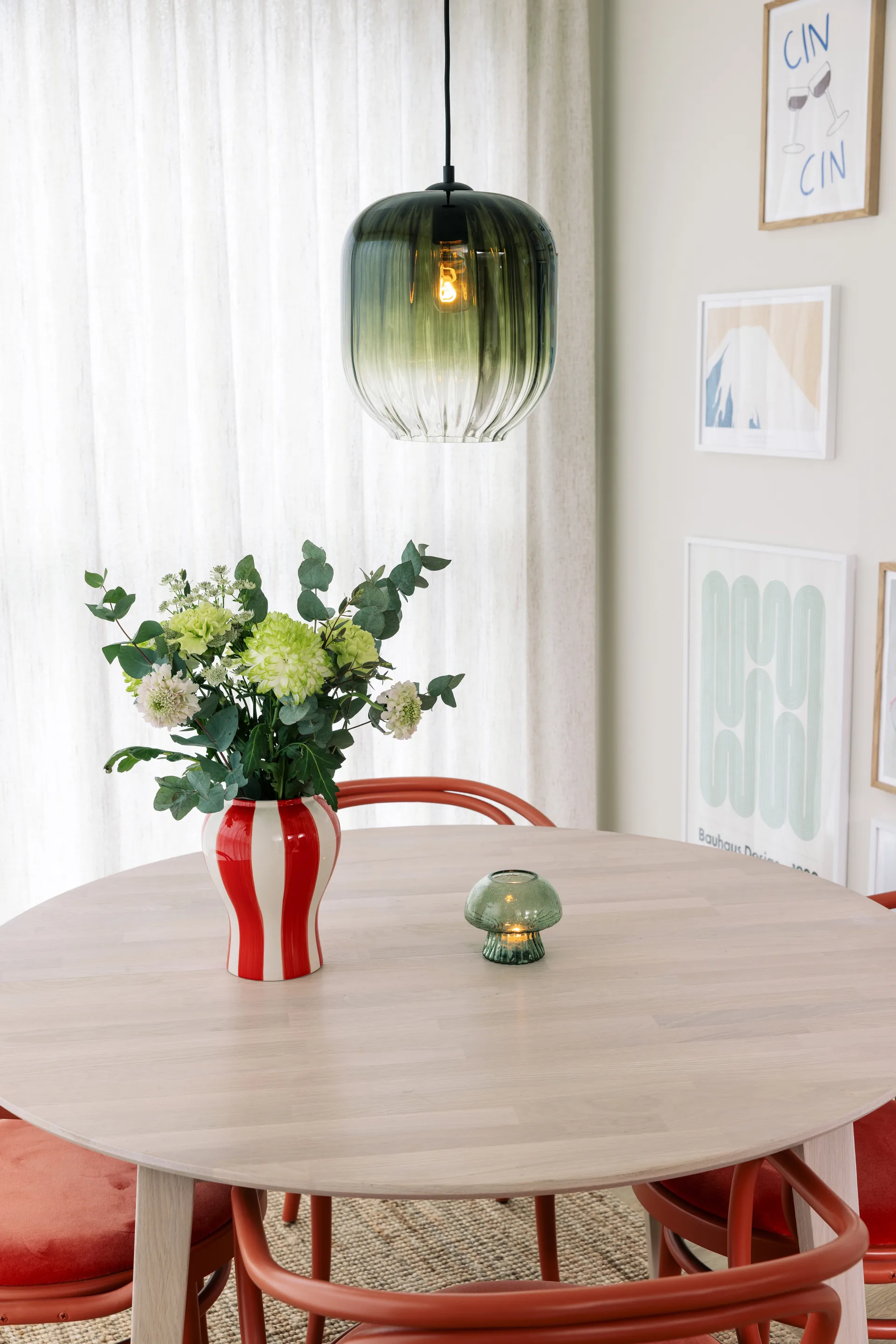 Haze hanglamp Ø25 cm, Groen Globen Lighting