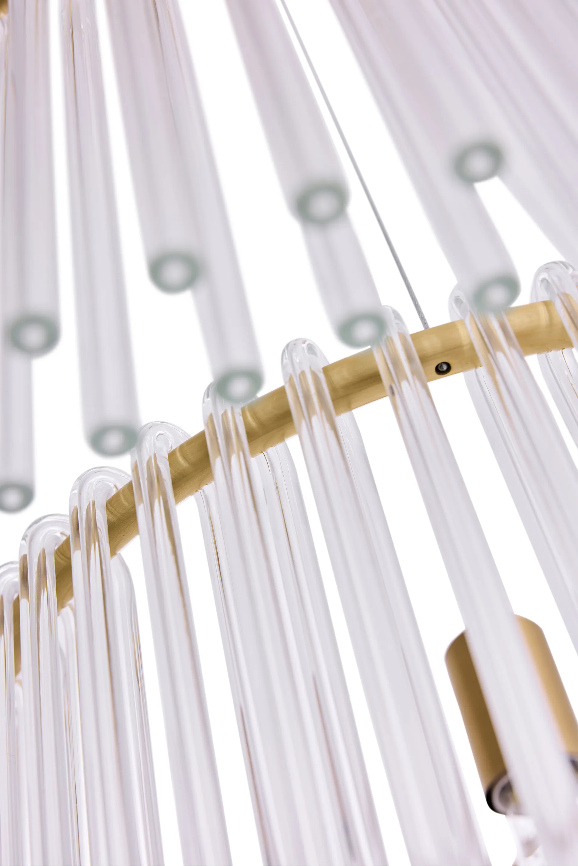 Hook 60 hanglamp, Helder-geborsteld messing Globen Lighting