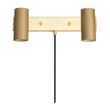 Hubble 2 wandlamp - Geborsteld messing - Globen Lighting