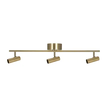Hubble 3 Long plafondlamp - Geborsteld messing - Globen Lighting