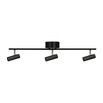 Hubble 3 Long plafondlamp - Zwart-messing - Globen Lighting