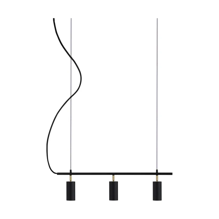 Hubble 3 Long plafondlamp - Zwart - Globen Lighting