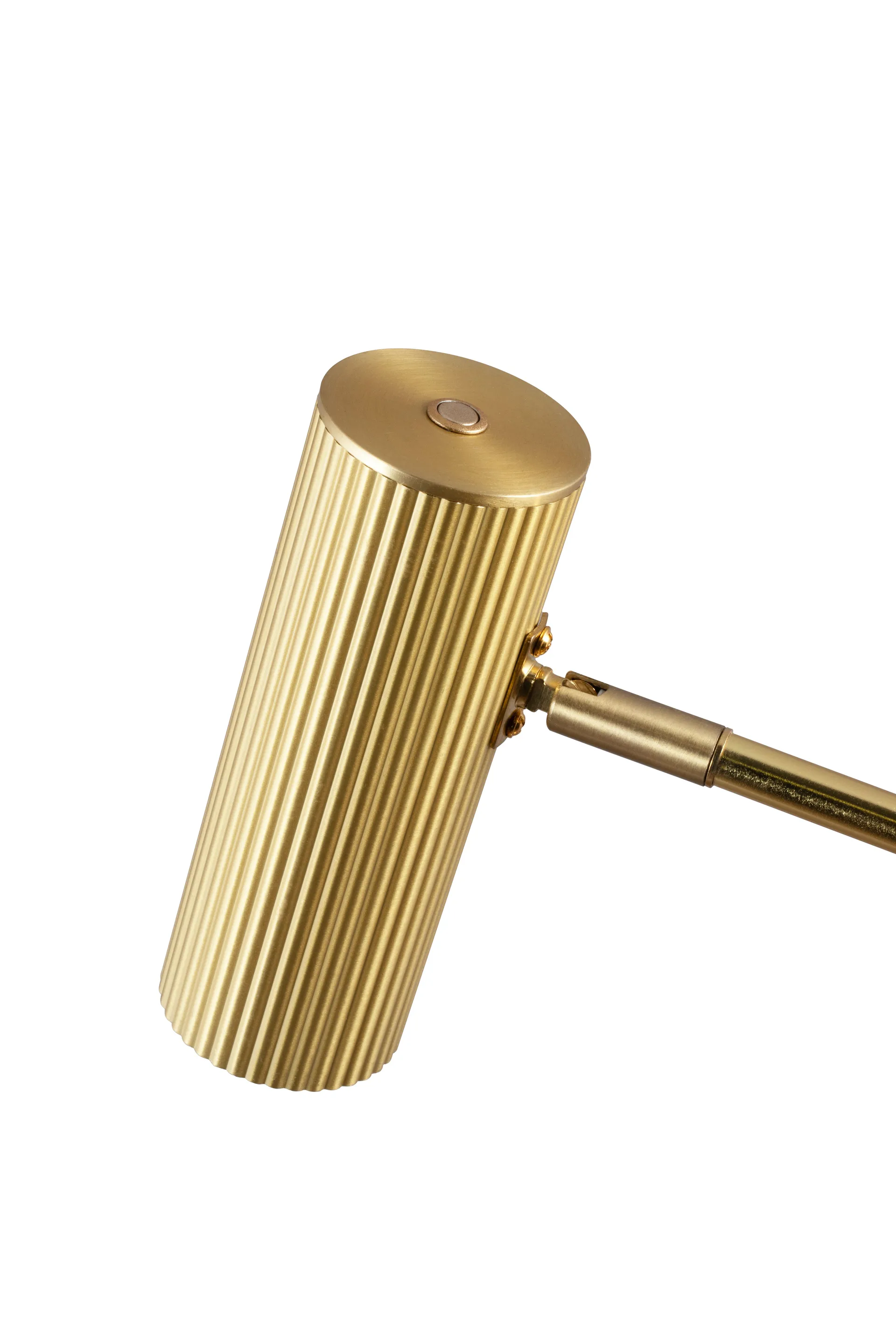 Hubble Read vloerlamp, Geborsteld messing Globen Lighting