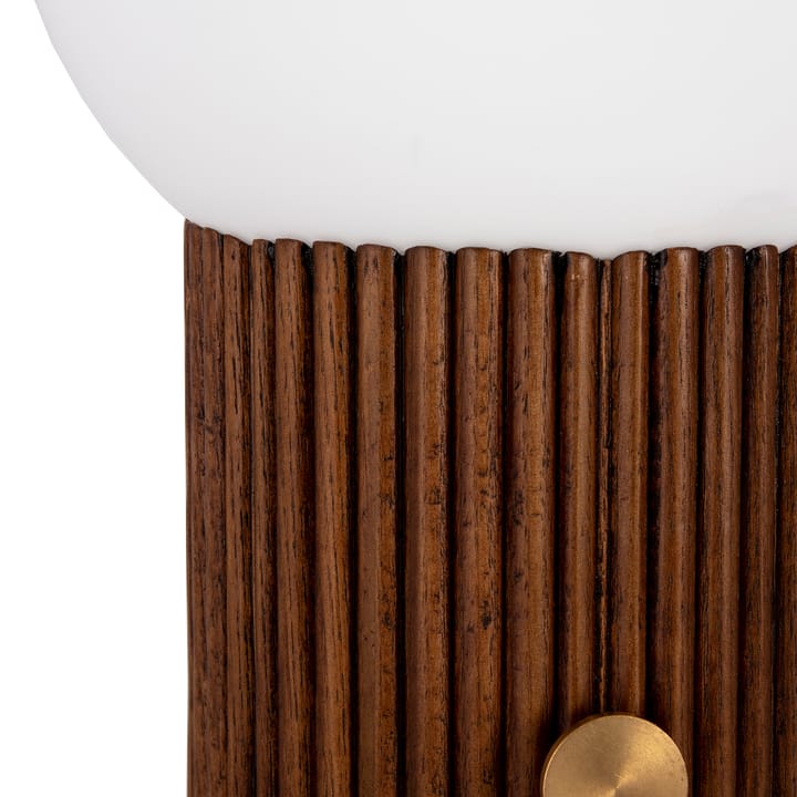 Hubble tafellamp Ø22 cm, Walnoot Globen Lighting