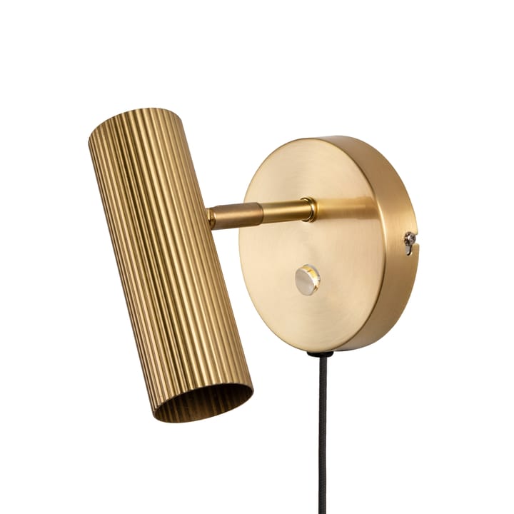 Hubble wandlamp, Geborsteld messing Globen Lighting