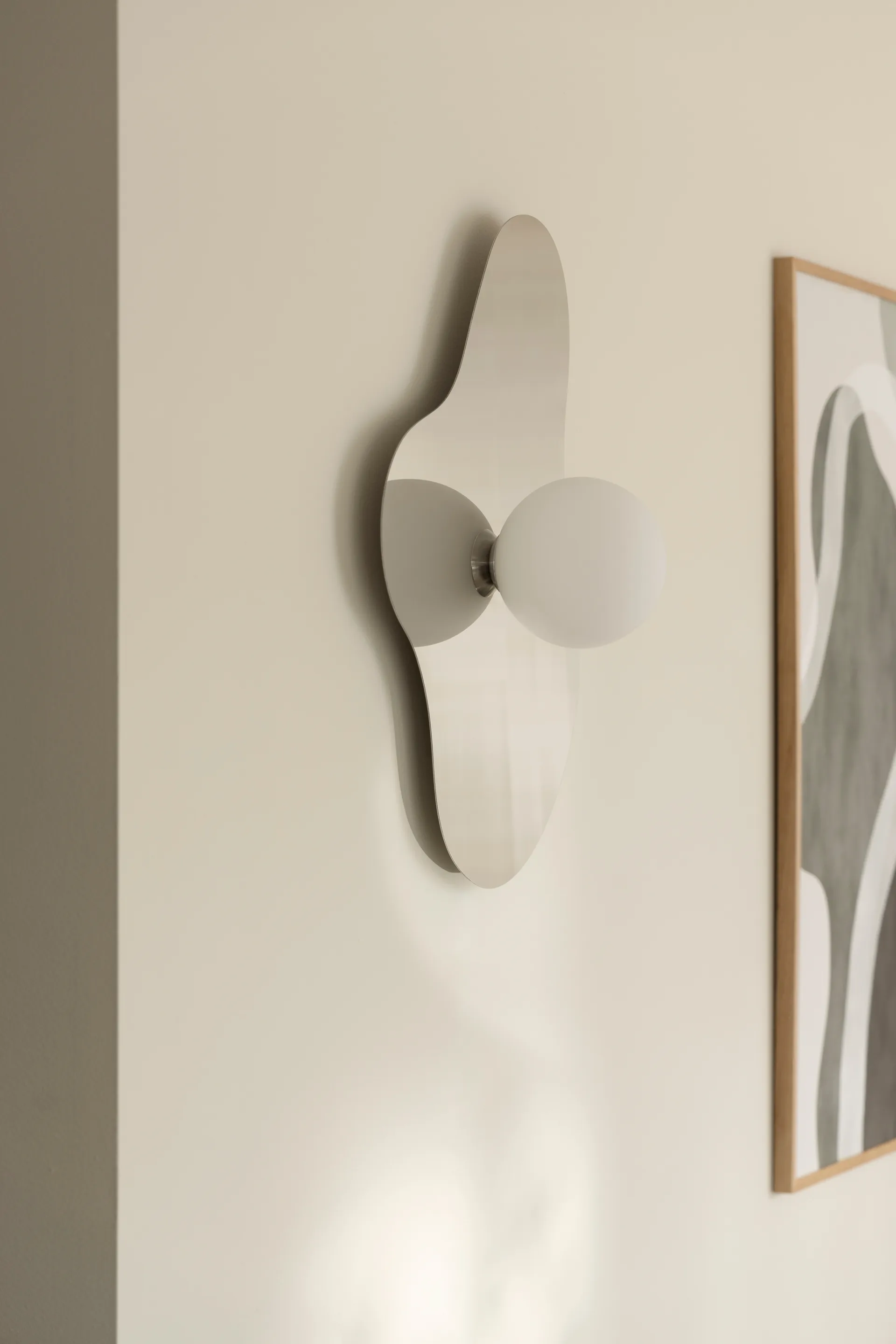 Illusion wandlamp/plafond 60 cm, Chroom Globen Lighting