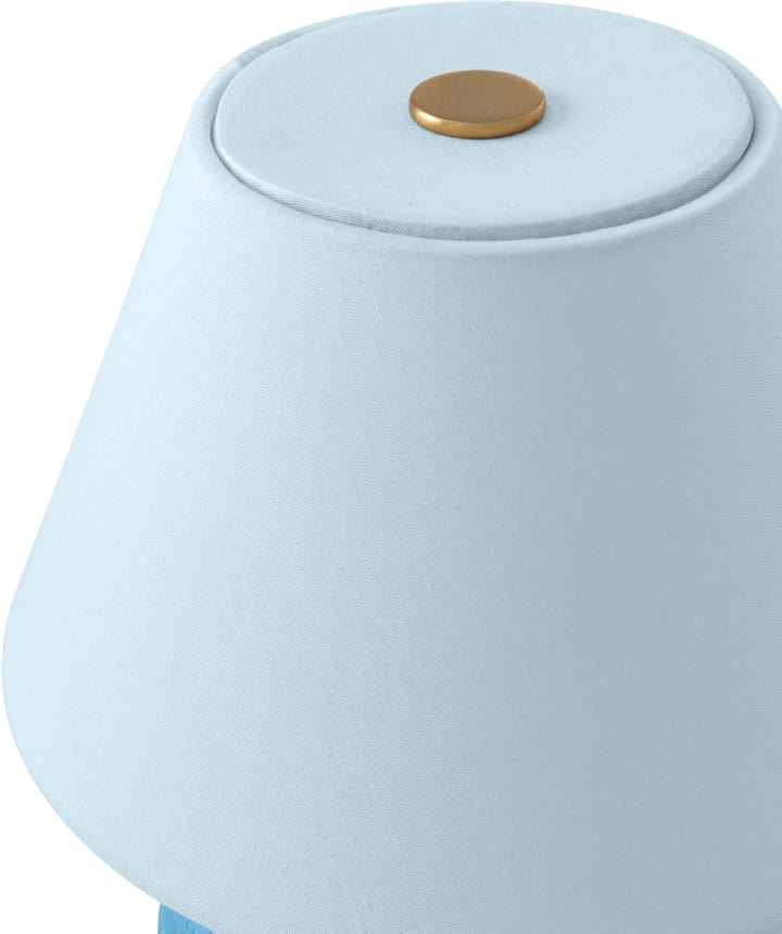 Iris 16 draagbare tafellamp, Duifblauw Globen Lighting