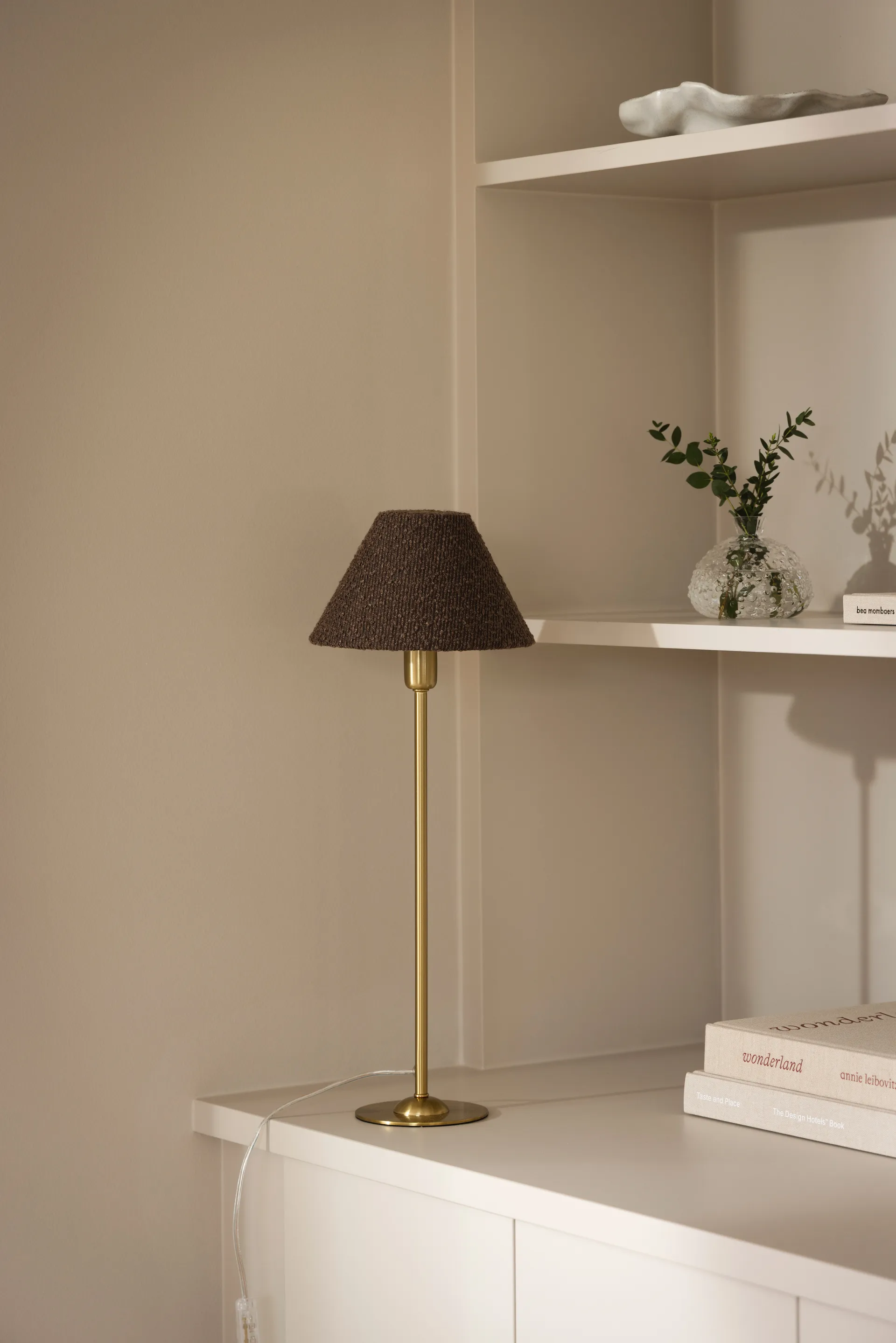 Iris 20 lampenkap, Bouclé mocha Globen Lighting