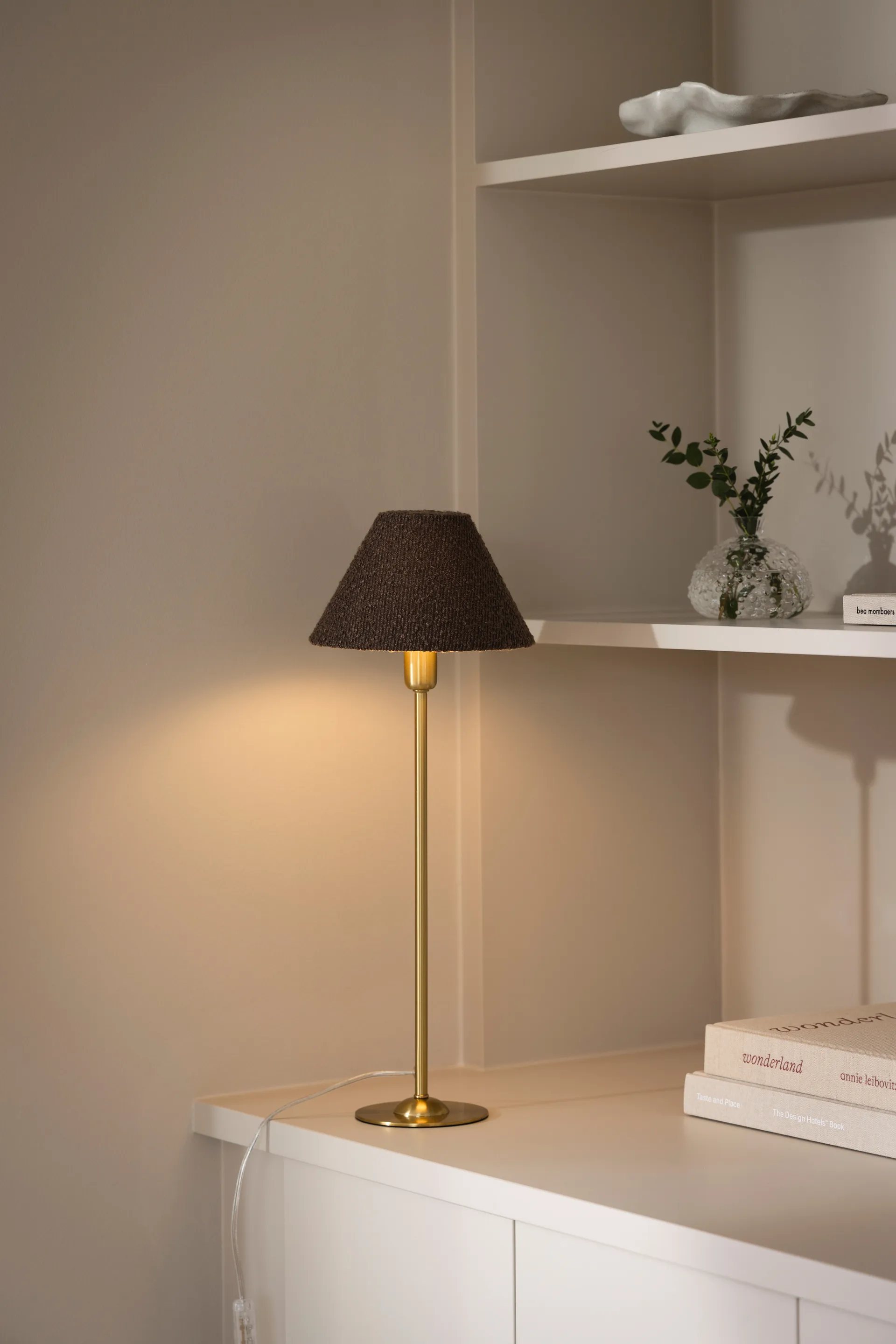 Iris 20 lampenkap, Bouclé mocha Globen Lighting