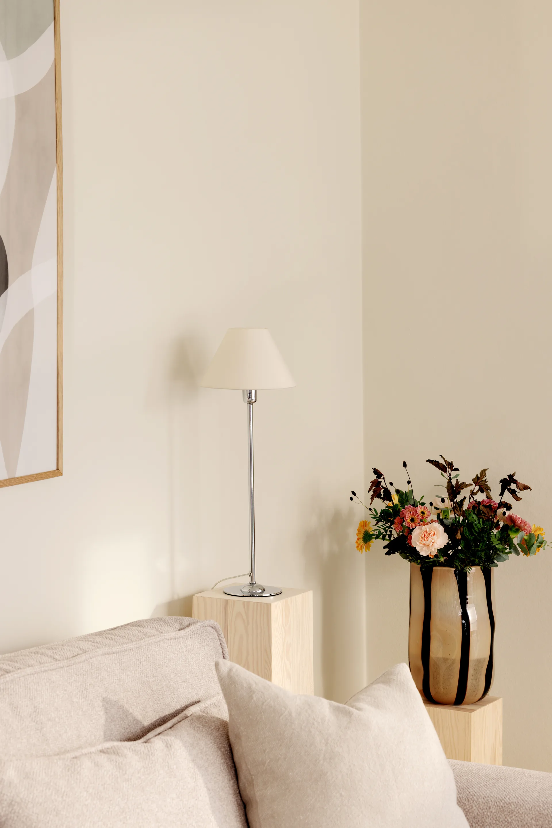 Iris 20 lampenkap, Crème Globen Lighting