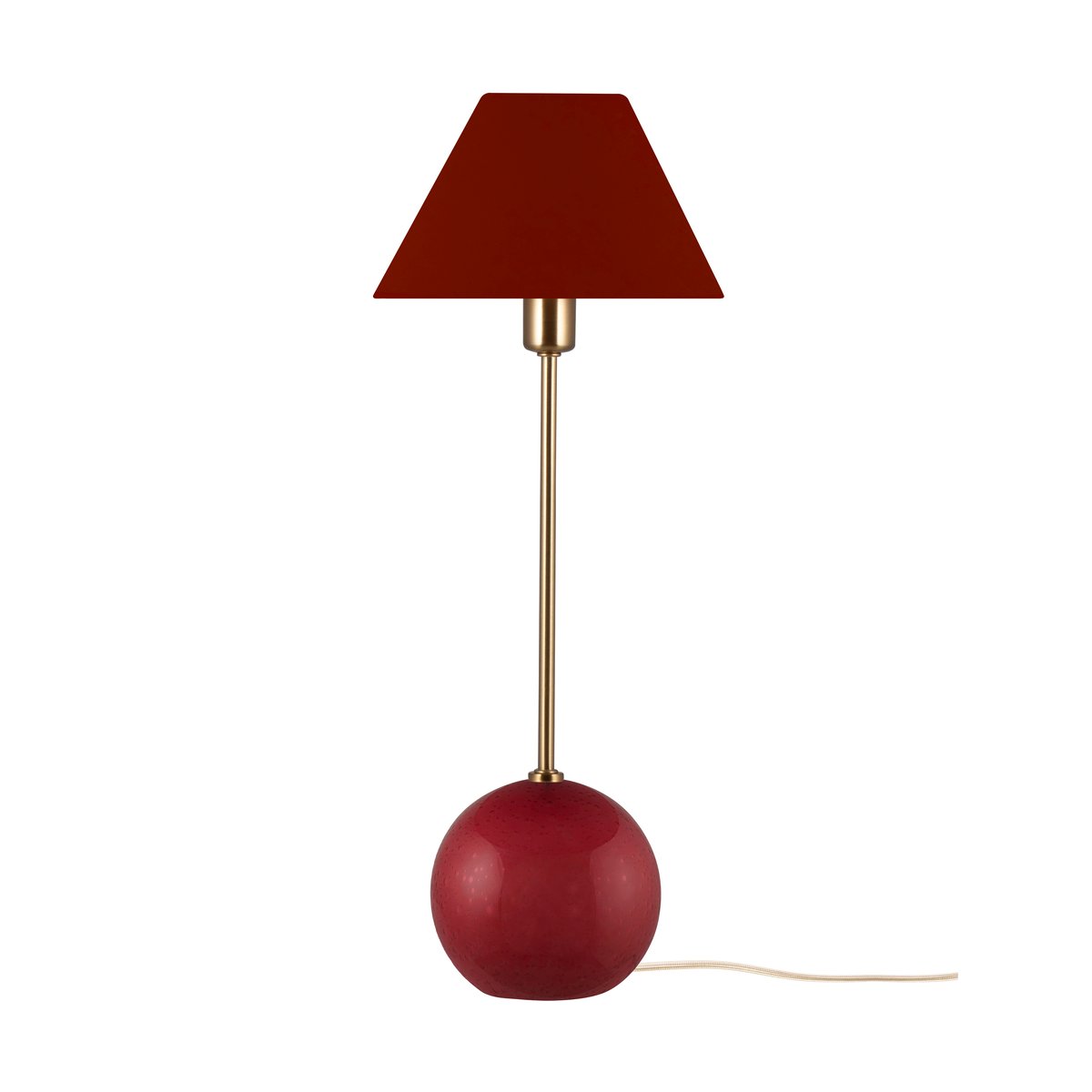 Globen Lighting Iris 20 tafellamp Burgundy | Scandinavisch Interieur | Bureau- & tafellampen | Rood