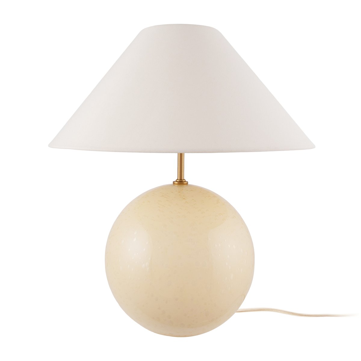 Globen Lighting Iris 35 tafellamp 39 cm Crème | Scandinavisch Interieur | Bureau- & tafellampen | Beige