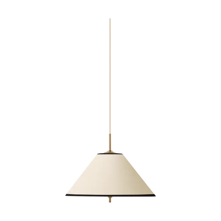 Iris pendel 25 - Crème-noir (wit-goudkleurig) - Globen Lighting