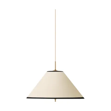 Iris pendel 50 - Crème-noir (wit-goudkleurig) - Globen Lighting