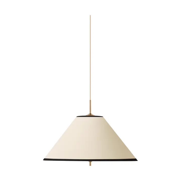 Iris pendel 50 - Crème-noir (wit-goudkleurig) - Globen Lighting