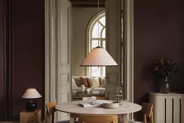 Iris pendel 50 - Crème-noir (wit-goudkleurig) - Globen Lighting