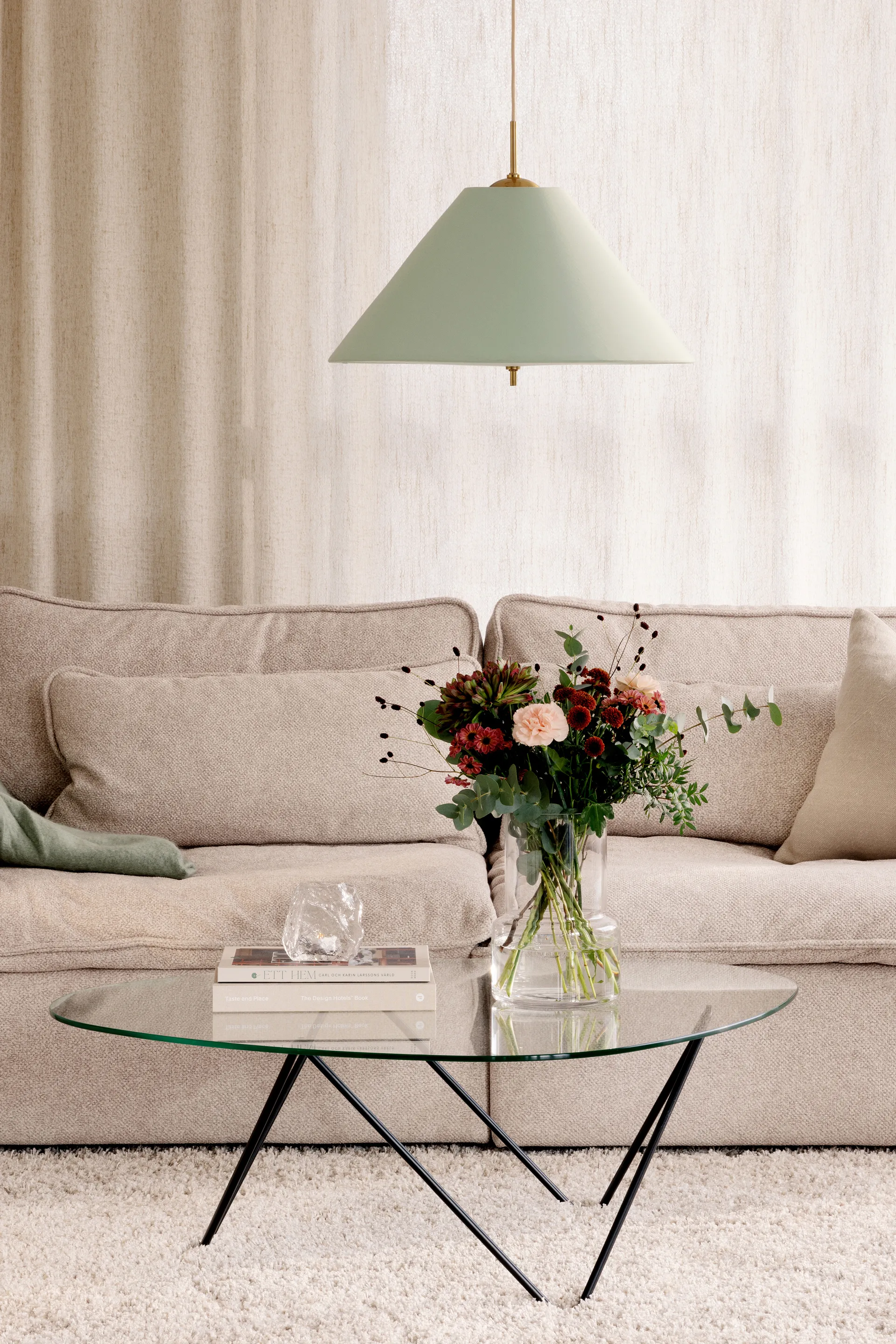 Iris pendel 50, Groen Globen Lighting