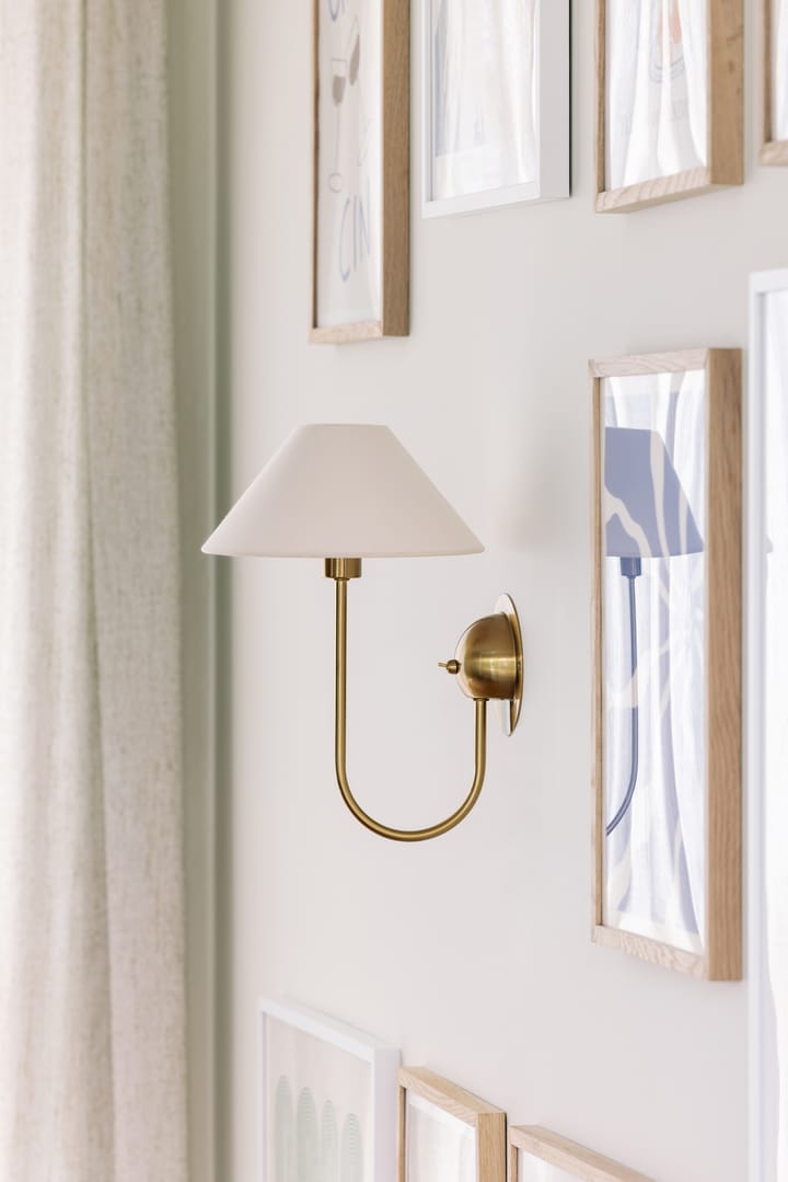 Iris wandlamp, Crème Globen Lighting