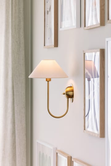 Iris wandlamp - Crème - Globen Lighting
