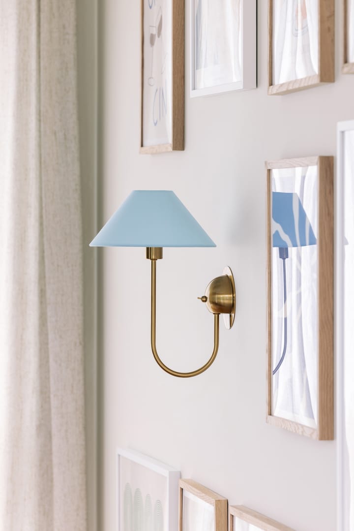 Iris wandlamp, Grijsblauw Globen Lighting