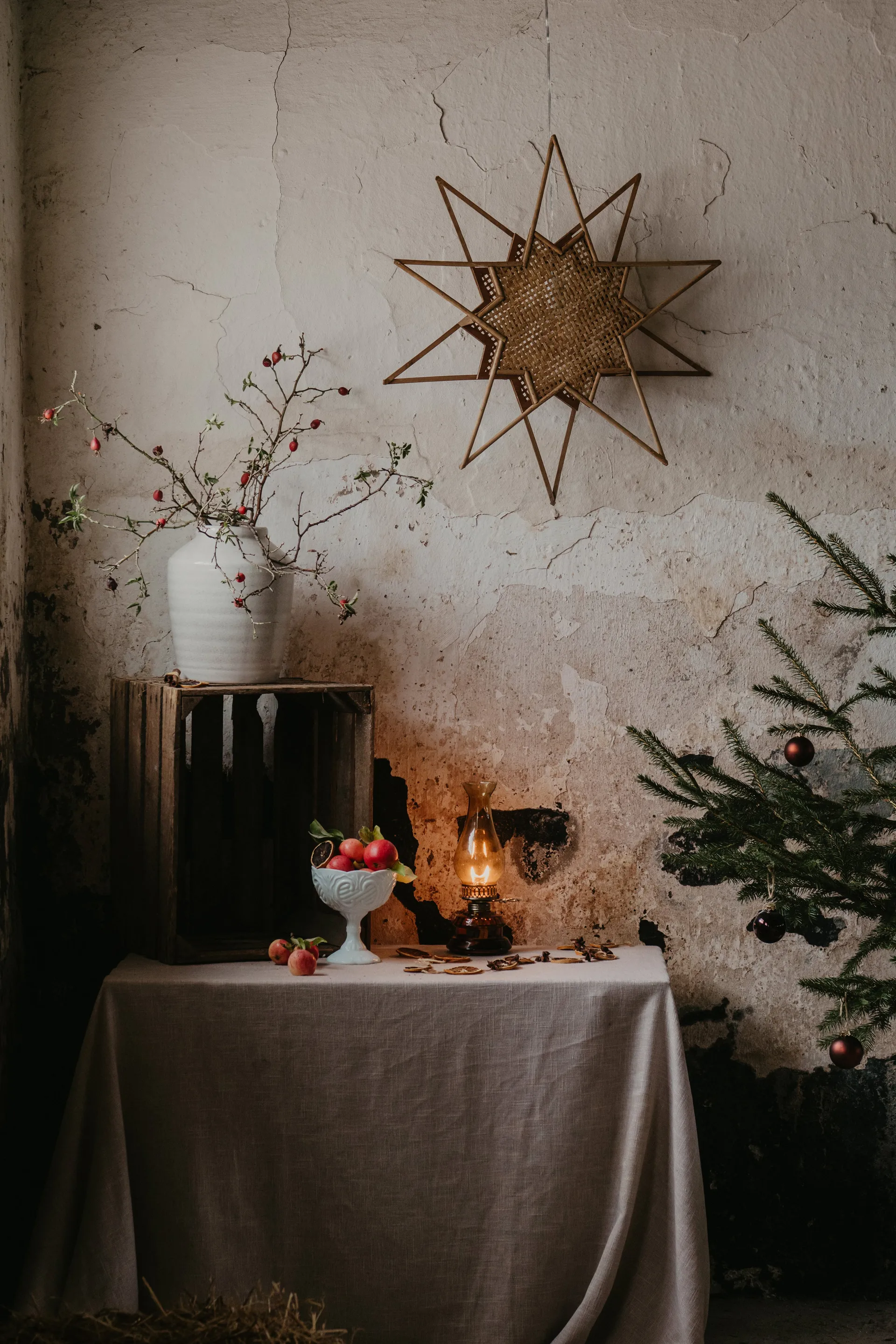 Karin adventsster Ø70 cm, Bruin Globen Lighting